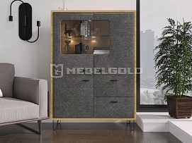 Тумба Грейс KOM2W1D2S с подсветкой