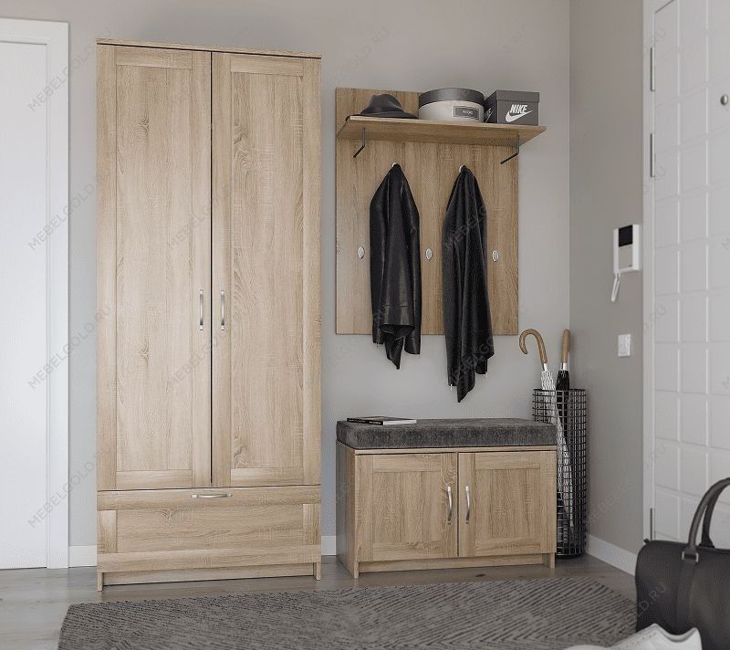 БРИМНЭС / СИРИУС вешалка ИКЕА / IKEA 78х100 сонома | изображение 4