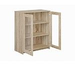 БРИМНЭС / СИРИУС тумба ИКЕА / IKEA 2 двери со стеклом 78х95 сонома | изображение 2