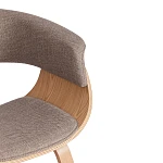 Стул VIMTA (mod.8021), дерево / ткань, 69х56х77 см, натуральный/бежевый, Aimcasa 5 | изображение 6