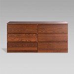 Варма Прайм 6Д комод 160x77x48 шпон ясень, коричневый | изображение 1