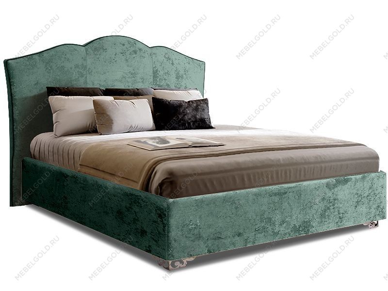 Кровать Лотос 1,6 м, с подъемным механизмом (Изумрудная волна) Sweet Dreams ЛСКР-1[3]