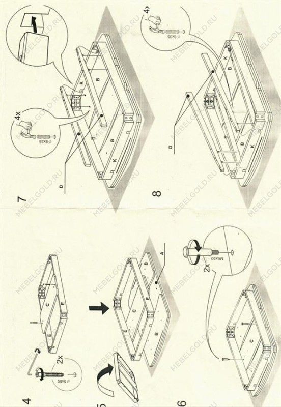 Стол Вирго-1 (Сонома/темный орех) | изображение 5