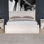 Кровать Тиффани 140 вудлайн кремовый | изображение 1