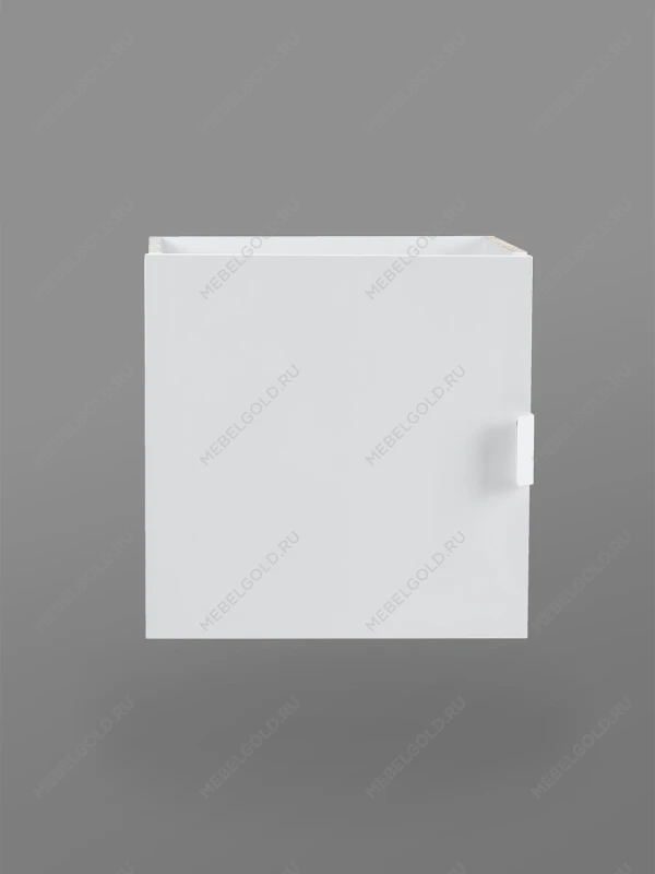 Модуль с дверцей для стеллажа ФОРА, ручка металл, 33х33х37, белый