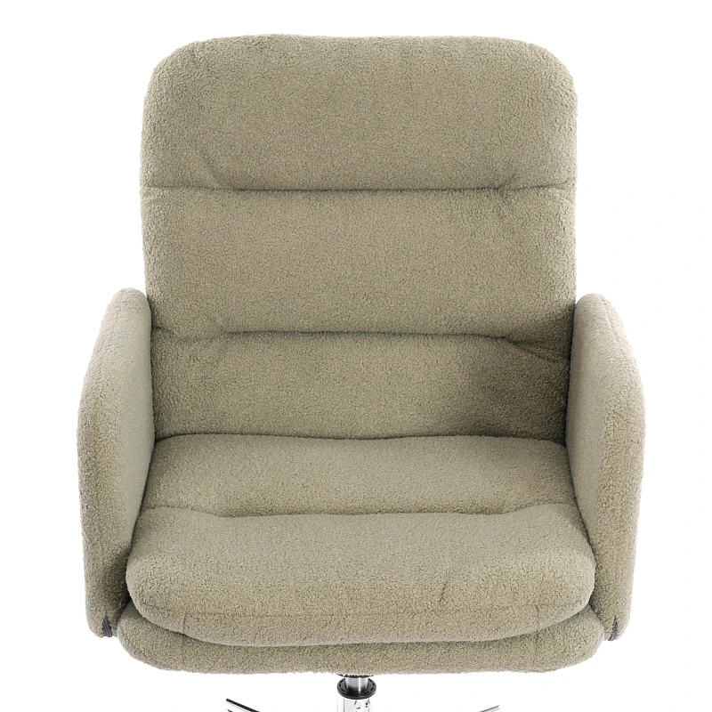 Кресло Dover хром, букле, олива, barni dusty green | изображение 5