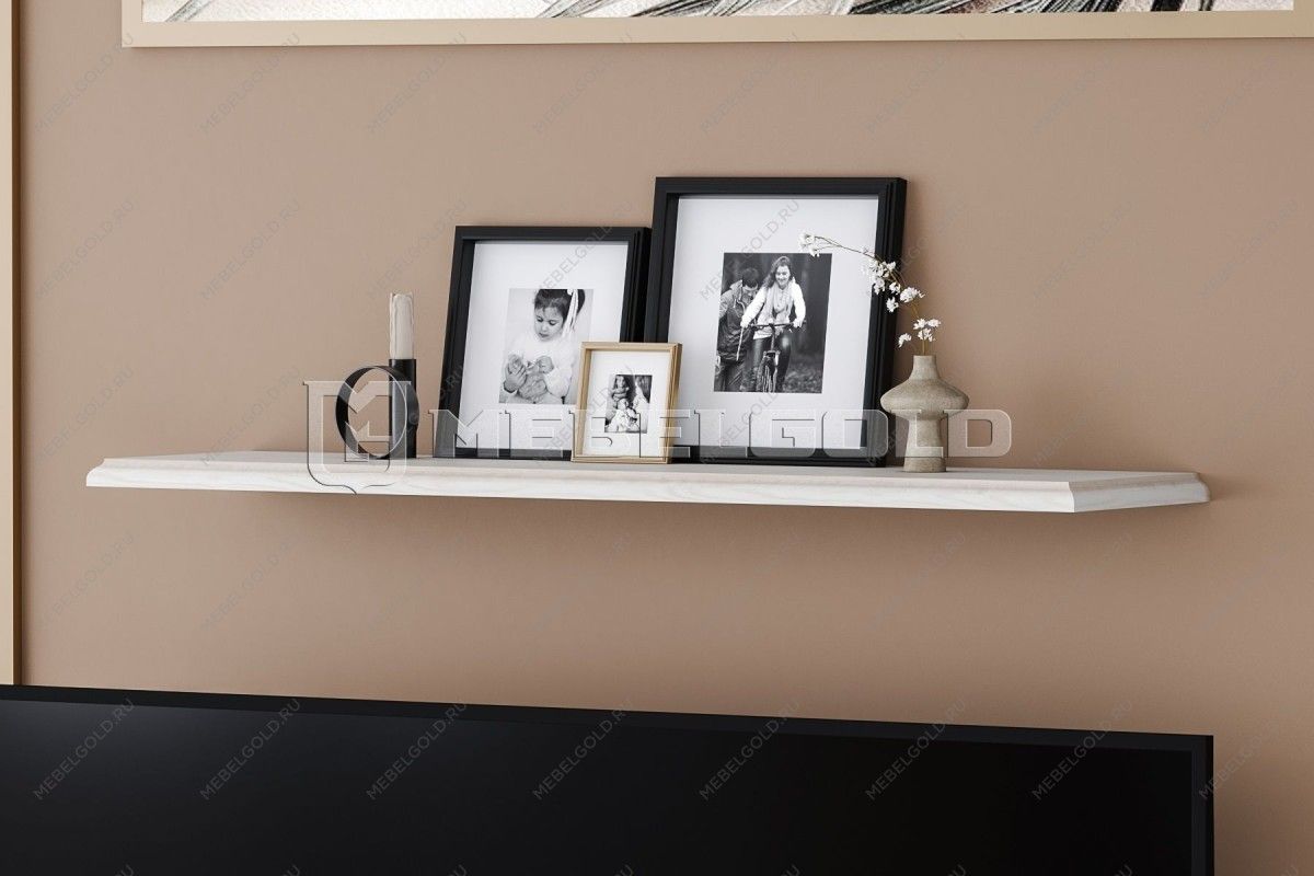 Лобня - Полка Стилиус POL100 (Лиственница сибирская) | изображение 2