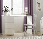 КАСТОР (KULLEN) стол письменный ИКЕА / IKEA 3 ящика 116х65 белый | изображение 6