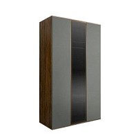 Шкаф 3-х дверный Bogemia Woodline Air (Серый/Золото) БМШ2/3(1)