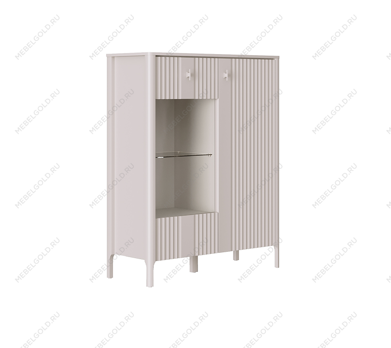 Витрина с подсветкой Далия REG1W1D персидский жемчуг | изображение 3