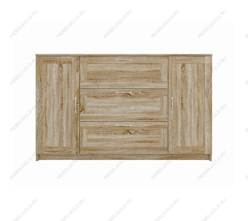 БРИМНЭС / СИРИУС тумба ИКЕА / IKEA 2 двери и 3 ящика 156х95 сонома | изображение 1