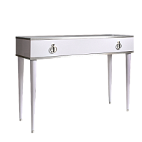 Стол туалетный Римини (Белый/Серебро) РМСТ-1