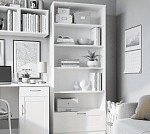 БРИМНЭС / СИРИУС Стеллаж ИКЕА / IKEA 1 ящик 78х190 белый | изображение 5