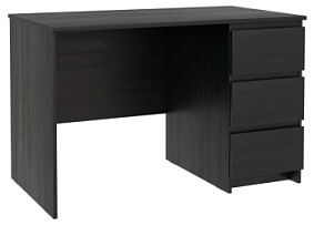 КАСТОР (KULLEN) стол письменный ИКЕА / IKEA 3 ящика 116х65 Дуб Венге