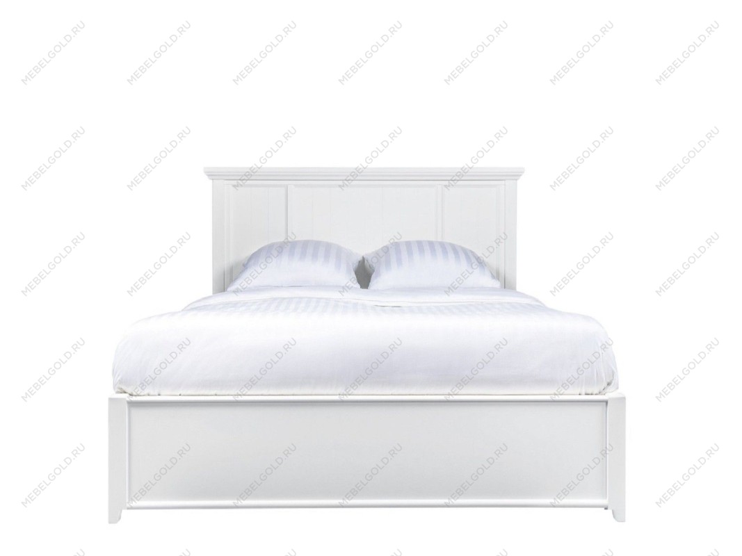 Кровать полутораспальная 140 с подъемным механизмом Manhattan (Белый)