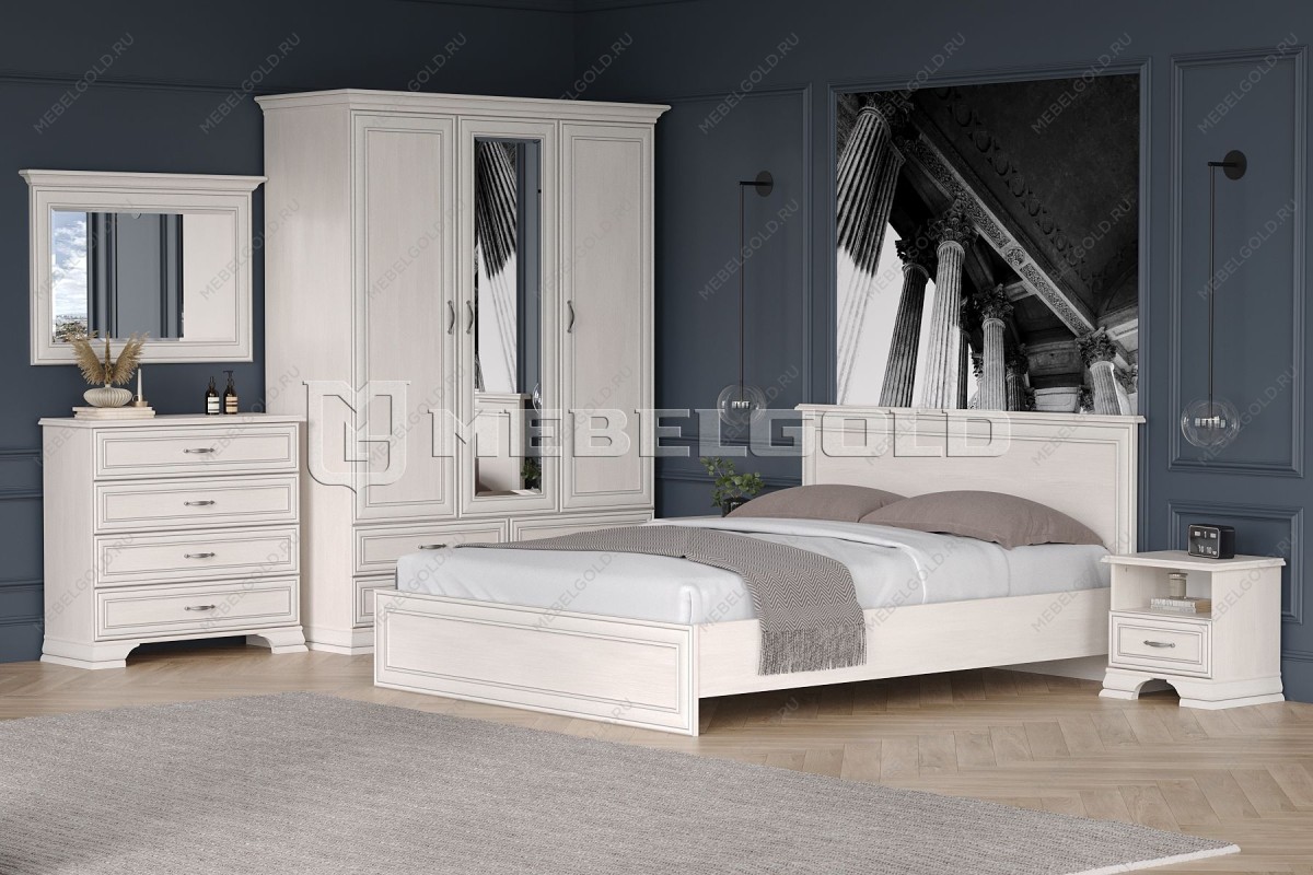 Комод Тиффани 4S вудлайн кремовый | изображение 4