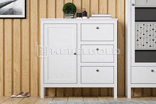 Тумба Ева (Хельга) KOM1D3S/95 белый