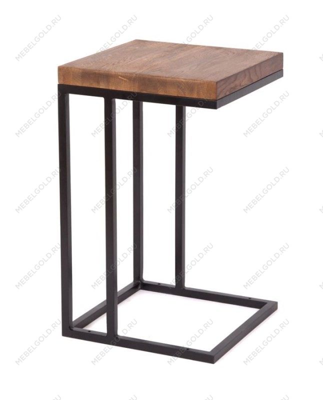 Стол кофейный Энди Loft (Дуб/каркас чёрный) | изображение 4