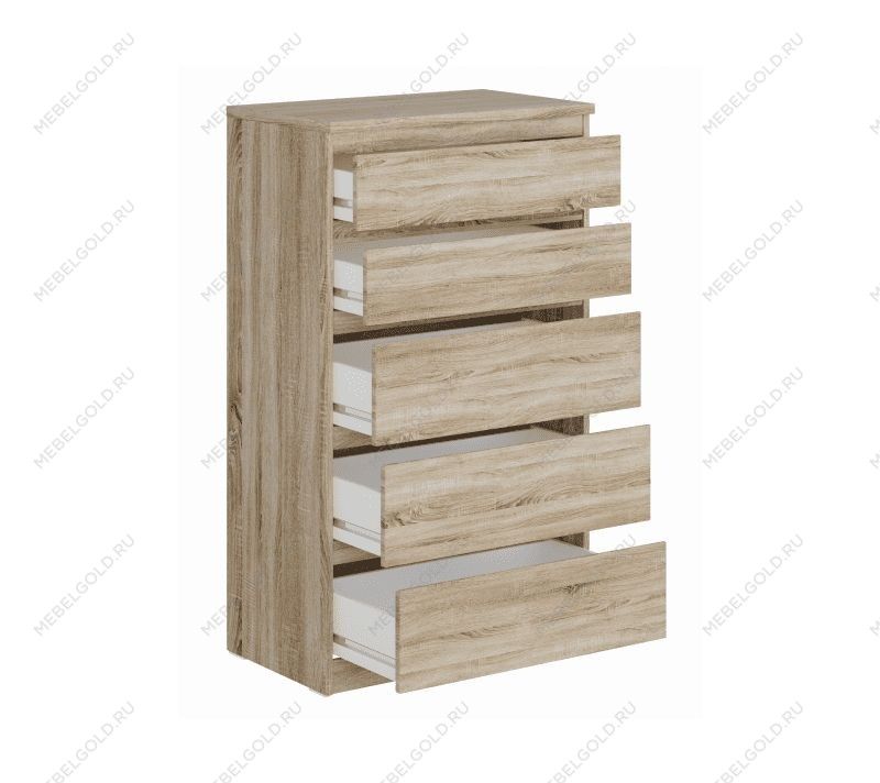 КАСТОР (KULLEN) комод ИКЕА / IKEA 5 ящиков сонома | изображение 2