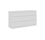 КАСТОР (KULLEN) комод ИКЕА / IKEA 6 ящиков белый | изображение 3