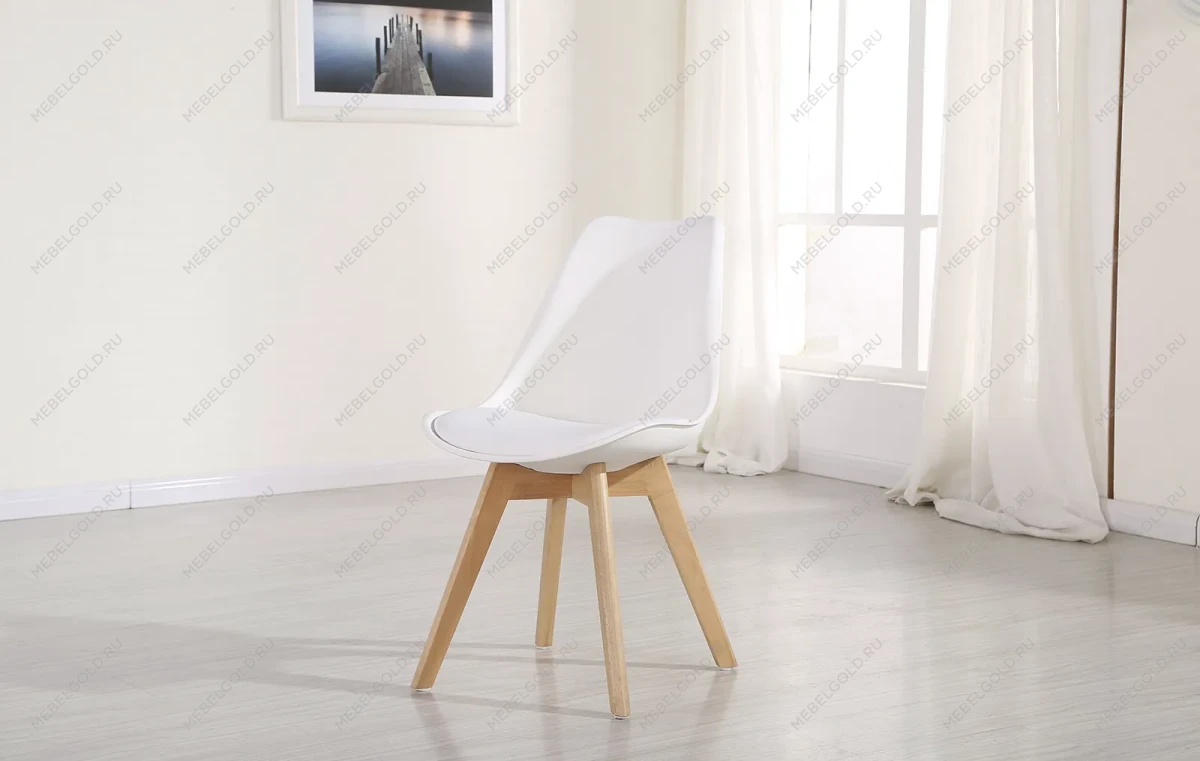 м. Марьина Роща - Стул PW072, белый/бук | изображение 6