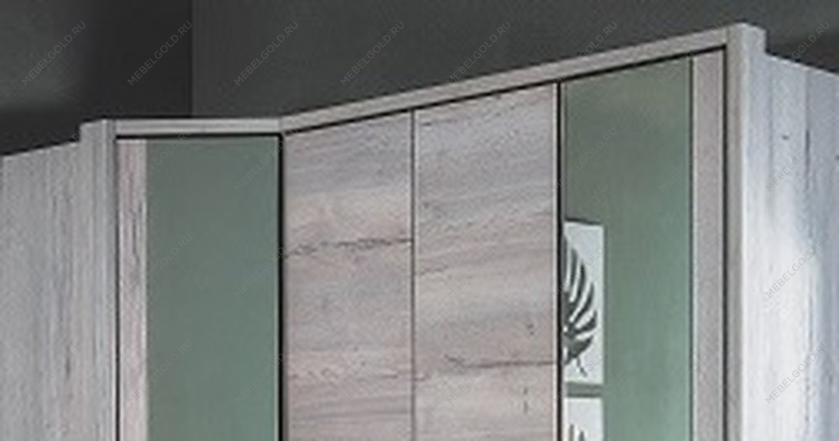 Обкладка для 4-х дверного шкафа, Мале (38*100*1816) Дуб галифакс белый, 11224 | изображение 1