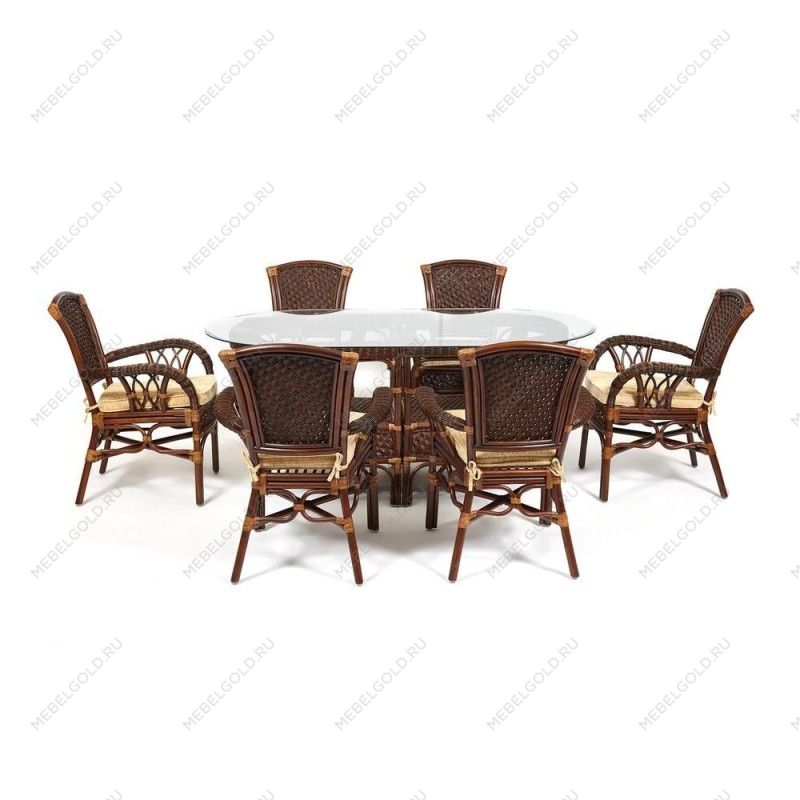 Комплект обеденный ANDREA GRAND Античный орех | изображение 24