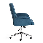 Кресло YORK, флок, синий, 32 | изображение 1