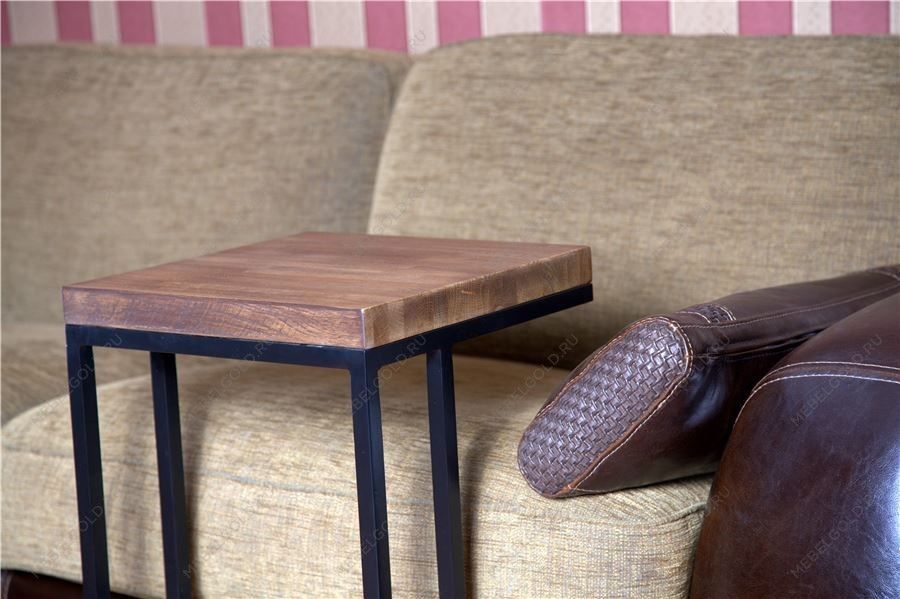 Стол кофейный Энди Loft (Дуб/каркас чёрный) | изображение 10