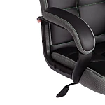 Кресло TRENDY (22), кож/зам/ткань, черный/серый, 36-6/12 | изображение 9