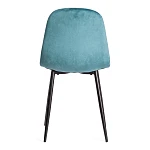 Стул BREEZE (mod. 4724), Велюр/металл, 44 х 53 х 87 см, Torquoise (бирюзовый ) HLR60 / черный | изображение 3