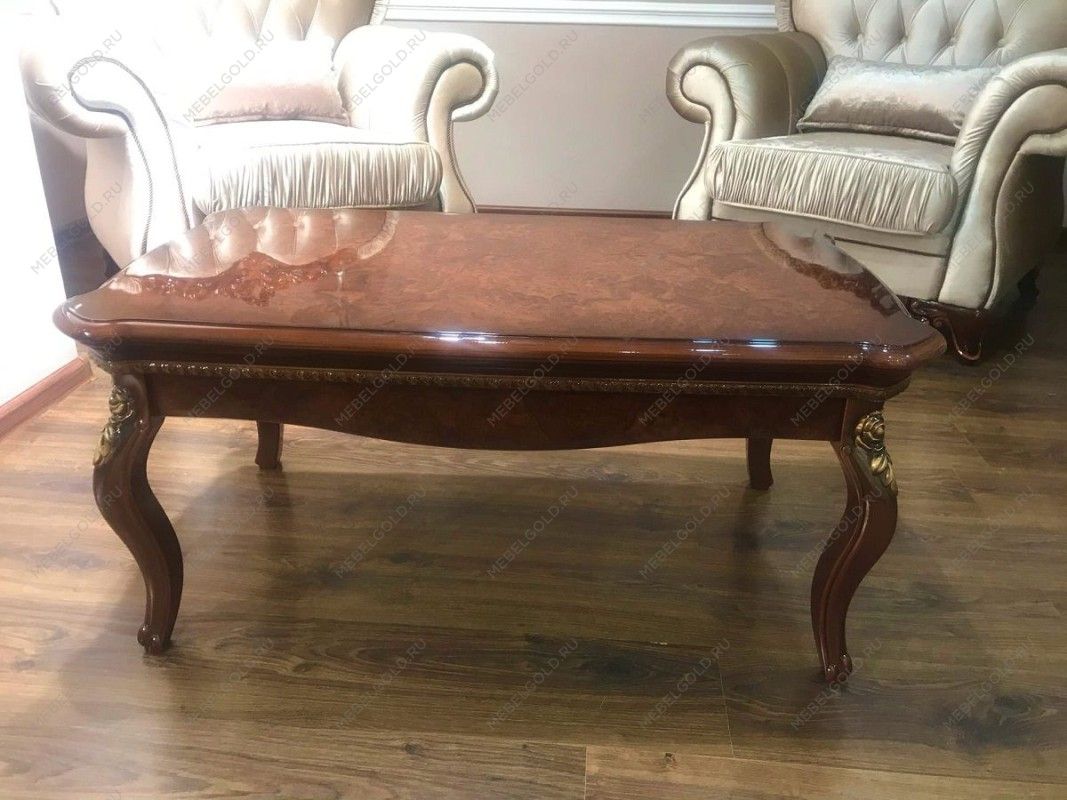 Столик прямоугольный Джоконда корень дуба глянец | изображение 7