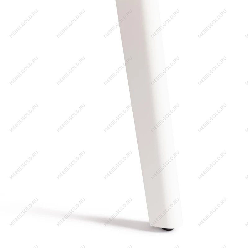 Стол обеденный SVELTO, ЛДСП, опора-массив березы, 105 х 105 (140) х 74.5 см, Белый /белый | изображение 10