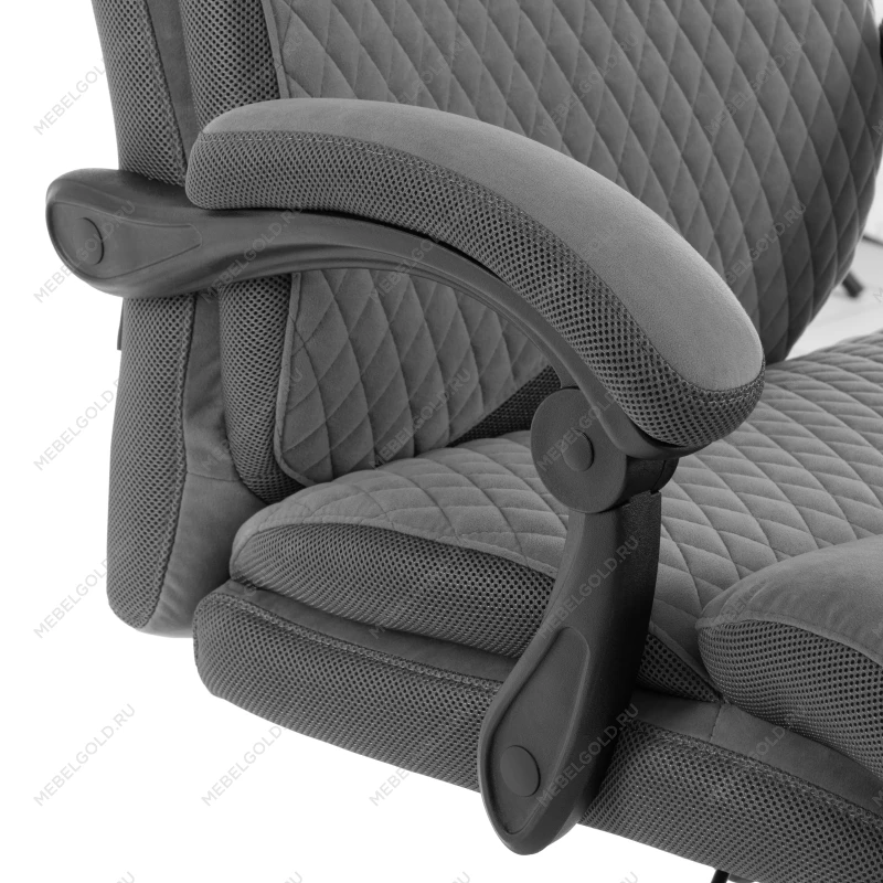 Кресло Chief metalBL, велюр/ткань, серый, 29/TW-12 | изображение 7