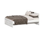 БРИМНЭС / СИРИУС кровать двойная ИКЕА / IKEA 140х200 белая | изображение 1