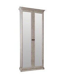 Шкаф Афина 2-дверный с зеркалом крем корень