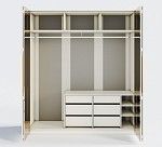 Шкаф Лейла 4-дверный светло серый камень | изображение 2