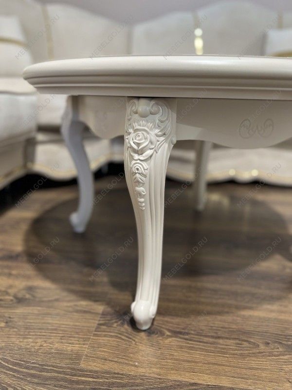 Столик круглый Мокко бежевый | изображение 2