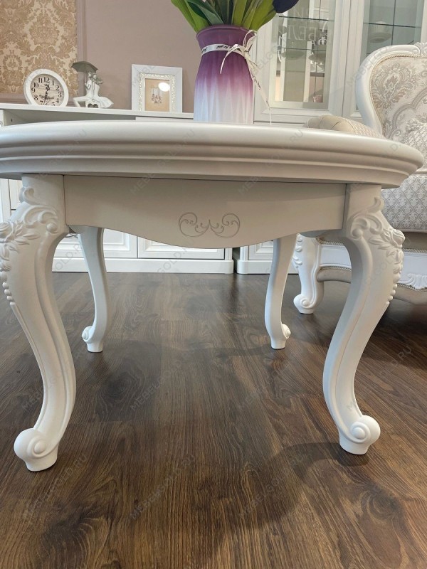 Столик круглый Мишель белый матовый | изображение 6