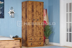 Шкаф со штангой Индиана JSZF2D2S дуб саттер