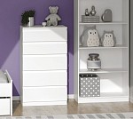 КАСТОР (KULLEN) комод ИКЕА / IKEA 5 ящиков белый | изображение 4