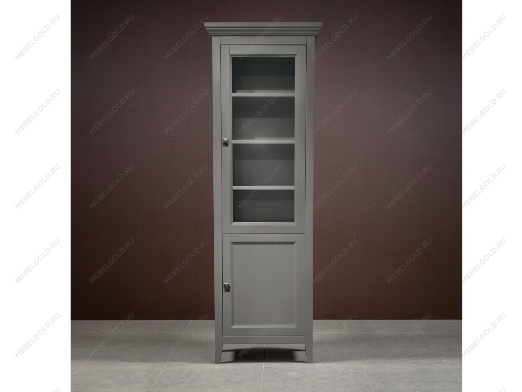 Библиотека 1 дверная правая Manhattan (Серый) | изображение 2