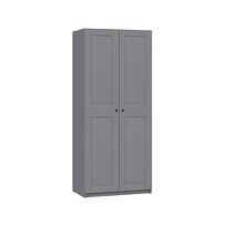 МАКС шкаф 2 двери 100х61х233 серый