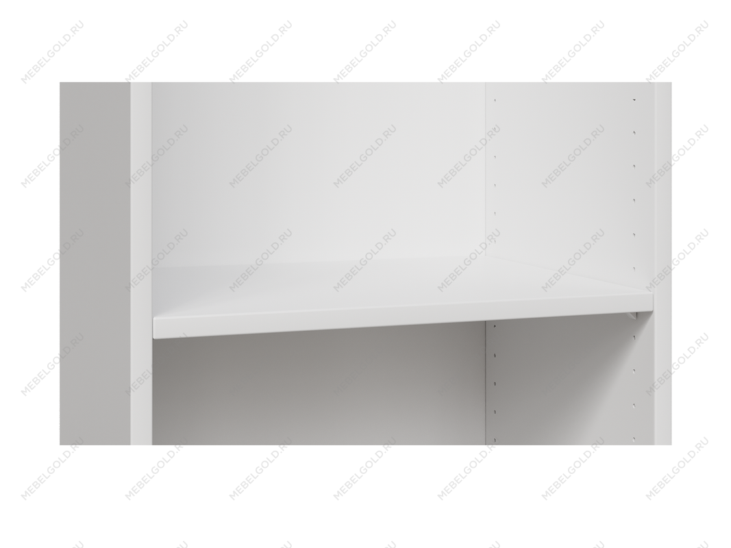 Полка МАКС в узкий однодверный шкаф, ДСП, цвет белый | изображение 1