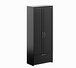 БРИМНЭС / СИРИУС Шкаф ИКЕА / IKEA для одежды 2 двери и 1 ящик Дуб Венге | изображение 3