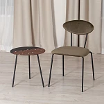 Столик кофейный TETCHAIR, металл, 45 х 45 х 45 см, черный с лого | изображение 3