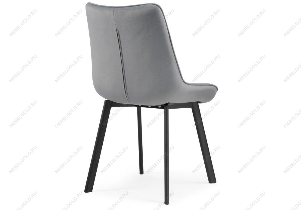 Лобня - Стул на металлокаркасе Hagen gray/black | изображение 3