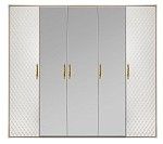 Шкаф Лара 5-дверный белый глянец | изображение 1