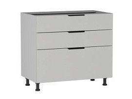 Стол с ящиками СЯ-90 (176/356), Ватель (900*523*820) Экокожа Белый, 23921