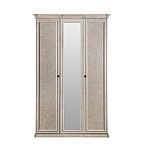 Шкаф Афина 3-дверный (2+1) с зеркалом крем корень | изображение 1